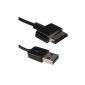 Fosmon Data USB for sync and charge cable for Asus Eee Pad Transformer Infinity TF700T, TF300, Prime TF201, SL101 Slider, TF101 Tablet PC (Personal Computers)