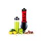 Duronic BL3 / SS & Go Blend Blender individual stainless steel - protein smoothie blender 300W with 2 x 600ml bottles BPA Free + 2 year warranty