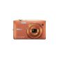 Nikon Coolpix S3500 Digital Camera (20 Megapixel, 7x optical zoom, 6.7 cm (2.7 inch) TFT-LCD, image stabilization) orange (Electronics)