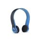HIFUN 13337 Hi-Edo Bluetooth Headset, Black / Blue (Electronics)