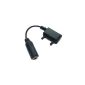 Stereo audio adapter to 3.5 mm jack for Sony Ericsson C702i, K750i, K800i, K850i, W880i, W890i, W910i and more (electronic)