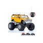 RC remote-controlled mini-Hummer H2 car model car, jeep, vehicle model, 1:43, Ready-To-Drive, Incl.  Remote Control, 15km / h, new (toy)