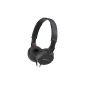 MDR-ZX100B.AE Sony Headphones for MP3 / MP4 Player Black (Electronics)
