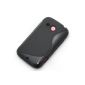 TPU Silicone Protective Case for HTC Desire C Black - 22020201 (Electronics)