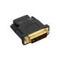 InLine 17660P HDMI to DVI Adapter HDMI A Female to DVI Male Gold plated contacts (Accessory)