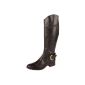 HIGH LINE ladies brown leather boots (Textiles)