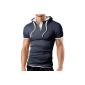 Grin & Bear SLIM FIT men's polo shirt t-shirt, hooded shirt, GB105 (Textiles)