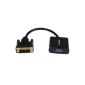 StarTech.com active adapter cable DVI to VGA - DVI-D converter to HD15 - Male / Female - 1920x1200 - Black (Electronics)