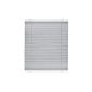 Pleated Size: 60 x 100 cm, color: gray EasyFix / Klemmfix / without drilling