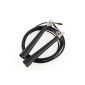 A Skipping Rope Control Cable Length Adjustable From Steel Black 3M (Miscellaneous)