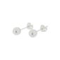 Olivia 925 sterling silver pearl earrings chic Synthetic (artificial pearls) CL23 (jewelry)