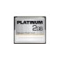 Platinum CompactFlash Card 2GB Silver