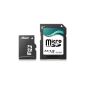 MaxRam 4GB Micro SD Memory Card with Adapter for BlackBerry Bold 9700 / Curve 3G 9300 / Curve 8250 / Curve 8310 / Curve 8520/8110 Pearl, HTC Magic, LG Cookie Fresh GS290 / Cookie Lite T300 / GM360 Viewty Snap, Nokia 5228/5230 / 6233 / C1-01 / C3-01 / E63 / N8, Orange San Francisco, Pentax Optio V15, Samsung C3050 Stratus / D900i / E2550 Monte Slide / GT B2710 Xcover / i5500 Galaxy Europa / Galaxy Apollo I5801 / Galaxy S GT-19000 / Monte S5620, Sony Ericsson Satio / Spiro / Xperia X10 Mini Pro / Xperia X8 / Zylo & more (Accessory)