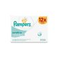 Pampers Wipes Sensitive 12-month Pack, 672 wipes (12 x 56 piece) (Health and Beauty)