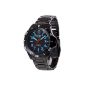 Detomaso Automatic Stainless steel case Stainless steel bracelet Sapphire glass MATERA Automatic Diver watch trend multicolor / black DT2027-C (clock)