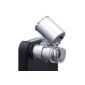 60X Zoom LED Microscope Micro Lens for mobile phone iPhone 4S 4G DC77 (Wireless Phone Accessory)