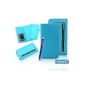 4 Case Galaxy Note, Galaxy Note 4 2 in 1 wallet case, @ Caseland high quality Zipper Color Combo case 2 in 1 Removable cover solid soft leather for Samsung Galaxy Note 4 Blue (Wireless Phone Accessory)