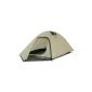 10T Silver Hill 3 - 3-person dome tent with front vestibule and 2 entrances Full groundsheet WS = 3000mm (equipment)