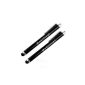 2x Mobilinyi Stylus Pen Touch Pen black for smartphones and tablets with touch screen for iPhone iPad iPod Samsung BlackBerry Sony Google Kindle (electronic)