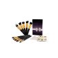 Uspicy® 10-piece makeup brush set in black with high-quality fibers Cosmetic Professional Make-up (Misc.)