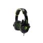 Sades SA-708 gaming headset stereo headphone headset with microphone green Notebook Skype Laptop IP87 (Electronics)