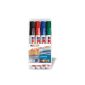 Edding 4-3300-4 permanent marker, refillable; 1 - 5 mm, sorted (Office supplies & stationery)