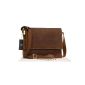 Visconti East / West Shoulder Bag A4 / 15-inch laptop bag - Oil Tan leather (18516) size: W: 36cm, H: 28 cm, D: 9 cm (Textiles)