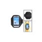 Sports bag for Galaxy S4 + S3 i9500 Armtasche bracelet sleeve pocket Fitness bag armband running jogging Black (Electronics)