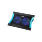 AVANTEK CP162 16 inch Laptop Notebook Cooler Cooler cooling pad cooling pad stand with 140mm dual fan (Electronics)