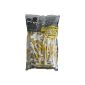 Pride Golf Tees Pack 100 Pride Pts 70mm Wooden Golf Yellow (Sports)