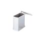 Hailo 3418001 waste collector Swing MF 45.1 / 18 18 L, trash cans with automatic swivel for installation 45 cm, cabinet width, white (household goods)