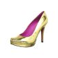 Buffalo London 9669-177 MIRROR 143881, ladies pumps, Gold (GOLD 01), EU 40 (Shoes)