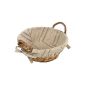 Kesper 17904 breadbasket, from pasture, dimensions - Ø 27/30 cm, height - 13 cm, natural (household goods)