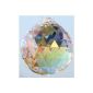 1x SWAROVSKI ELEMENTS crystal ball 40mm Aurore Boreal (rainbow colors) packed,