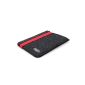 Waterkant Deichkönig Strap holder made of genuine wool felt for MacBook Pro 15 inch with Retina Display - Sleeve in gray with red stretch band - Made in Germany (Electronics)