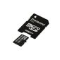 Transcend Extreme Speed ​​Micro SDHC 8GB Class 10 Memory Card with SD Adapter (Personal Computers)