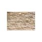 Stone wall Stone Wall Mural - Asian Stonewall beige light brown Mural - stones wall decoration - GREAT ART (tool)