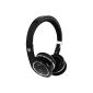 V7 HS6000 Wireless Bluetooth 3.0 Stereo Headset / Headphones with NFC connection function and built-in microphone (2x 1.9 Watt, 10 hours of battery life, speakerphone), Black (Wireless Phone Accessory)