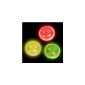 12 pieces LED Yoyo 5.5 cm, with light, shower, birthday, party, children, holidays (Toys)