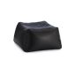 Magma Heimtex 3153101 seating Foot Stool Cosy, 50x50x30cm, 60 liters, polystyrene filling, original knob, black color (household goods)