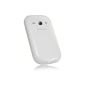 mumbi TPU Cases Samsung Galaxy Fame shell transparent white (accessory)