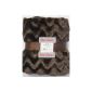 Artisan Brown fleece blanket Reverisible Fake Fur Plaid Cloth Microfiber Plush 180x130 cms Snuggle Wrap