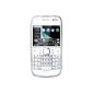 Nokia E6 Smartphone (6.2 cm (2.46 inch) display, touch screen, QWERTY keyboard) White (Electronics)