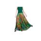 Ferrand elegant long women chiffon skirt floral dress floral lace tartan maxi skirt DWYCCQ12 (Textiles)