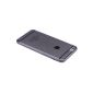 Liamoo® iPhone 6 shell TPU (4.7 ") very thin round Cases Cover Case Cover (gray translucent) (Electronics)