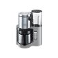 Siemens TC86505 coffee with stainless steel thermos 1100 W max, 8/12 cups, urban gray (household goods)
