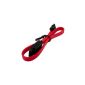 SATA cable with clip 0.5 meter double (2 pieces as a bundle) HDD / DVD