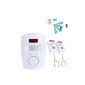 SAVFY® Mini Home Alarm No Infrared IR Wireless Security PIR Motion Sensor Outdoor Sirene with 2 Remote Controls (Electronics)