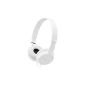 Sony MDRZX100 DJ headband headphones white (Electronics)