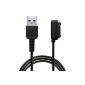Gilsey 3 meter magnetic USB Charging Cable for Sony Xperia Z3 & Z3 Compact, Sony Xperia Z2 & Z2 Compact, Sony Xperia Z1 Compact & Z1, Sony Xperia Z Ultra XL39h - magnetic connection Adapter - Black (Electronics)